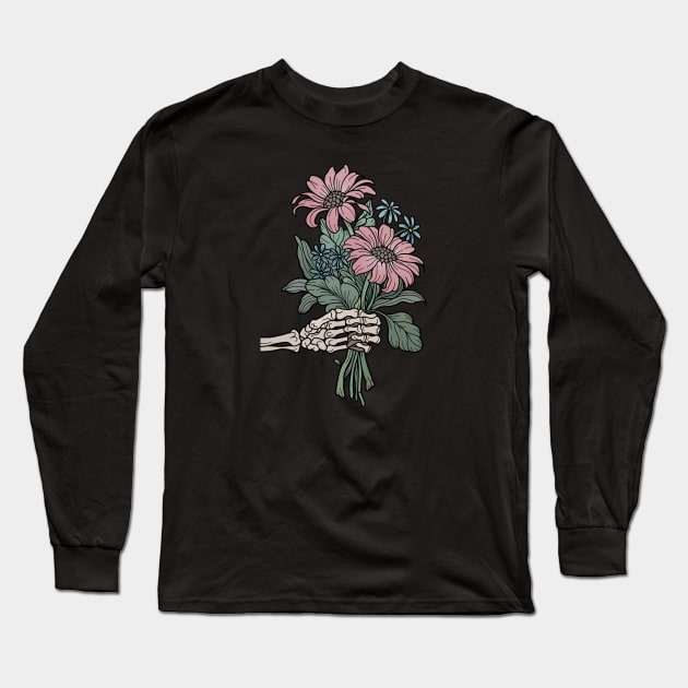 Flowers for you Long Sleeve T-Shirt by tiina menzel